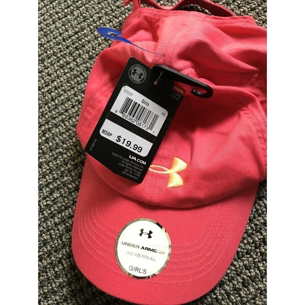 Under‎ Armour Girls OS golf Hat Coral